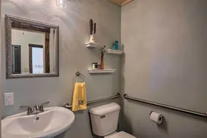 Renovated Historic Church Along Namekagon River! - Bathroom