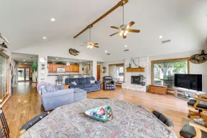 Rhodes Retreat w/ Dock on Cedar Creek Lake! - Interior