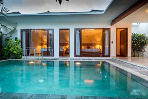New Pondok Sara Villas - Ausblick vom Zimmer