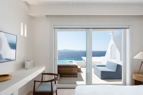 Villa Santa Esmeralda Mykonos - Vue de la chambre