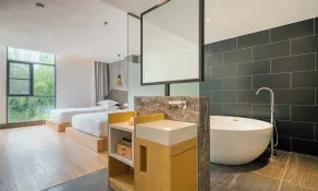 Yangshuo Lihua Chenjia Garden View Hotel-Free pickup services in Xingping area& Free Laundry services&Free afternoon tea&English speaking team - Ausblick vom Zimmer