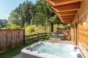 Bayern Chalets bei Salzburg und Berchtesgaden mit Whirlpool und Sauna - Vista do quarto