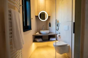 Lodge Loft Eco Luxe in the Heart of Nature for 2 People by the Lake 10 - Banheiro