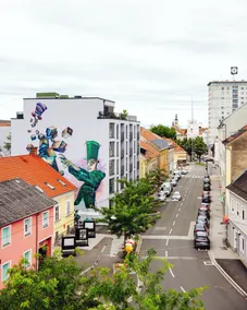 Lendhotel - Udsigt fra værelset