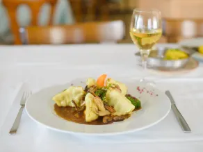 Landgasthof Linde - viel ruhiger als direkt am See - Restaurant