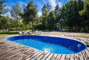 Narusa Leśna Przystań - domki i apartamenty w lesie we Fromborku nad Zalewem Wiślanym - Pool