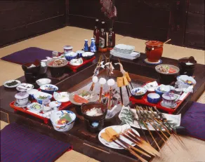 Motoyu Arimaya - Refeições num ryokan