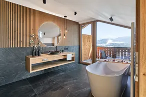 Apartment \"Schwarzhorn\": Mountain View, Infrared Sauna and Feestanding Bathtub - Image 2