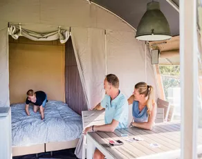 Nice Tent Lodge on a Campsite on a Lake - Image 4