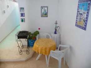 CASA BLANCA with these two beautiful terraces, (one decorated in ceramic and another equipped with a Barbecue,) close to the tourist area hammamet center. - Image 4