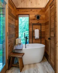 The Twig - Outdoor Shower, Deck, and Cozy Chimney - Image 4