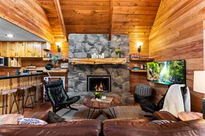Riverfront A-Frame Cabin/Chalet on 1 acre sleeps 10 - paradise... - Image 2
