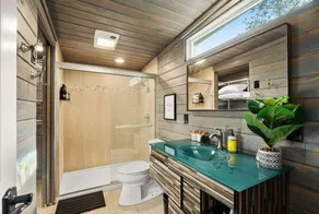 Cabin in Hill Country 1 bed, 1 bath w/ hot tub, gym, sauna, & cold plunge - Image 4