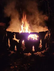 Romantic Log Cabin in the Woods - Hot Tub under the Stars -80 km's from CN Tower - Image 3