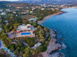 Black Diamond Beachfront Pool Villa Pasithea in Sounio, Athens - Image 3