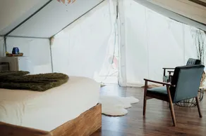 Luxury Glamping Tent with Vineyard Views & Private Bathroom - Image 5