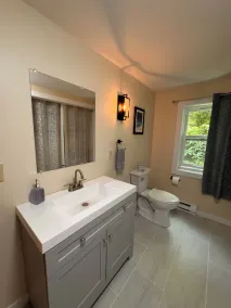 Private setting Sparkling Lake Sebago.  Newly Renovated spring 2025. - Image 5