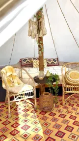 Glamping in Stunning Bell Tent in Bohemia - Image 4