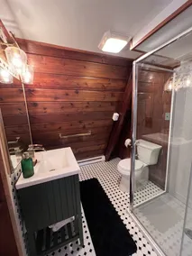 Lovers Edge A-Frame Private Hot Tub & Sauna - Image 2