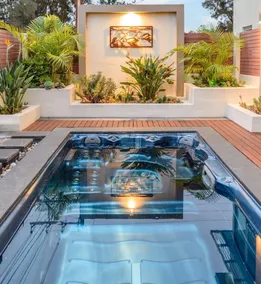 Waterfront Paradise heated swim spa - Image 5