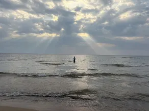 Vacker strand Lyxigt hem vid Lake Michigan, sandstrand, pool, badtunna - Image 3