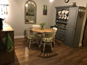 Lovely Wooden Lodge,  views over an orchard, outside seating. - Image 3