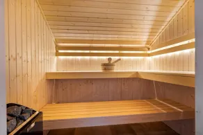 Stay in our Anchor 14 Wellness family home with a sauna, an outdoor spa, and a sunshower. - Image 2