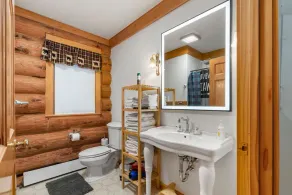 STUNNING på LAKE, modern äkta timmerstuga - Image 2