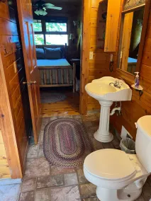 A beautiful log cabin home on Lake Huron, amazing lake views, hot tub, game room - Image 4