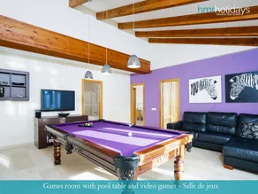 Zaccori - 5 bedroom villa in El Portet - pool table and ping pong - Image 5