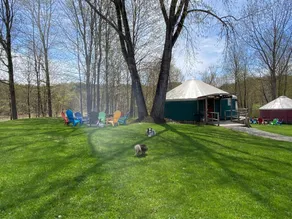 Pet-Friendly Yurt Sleeps 12 with Pool Access - Image 3