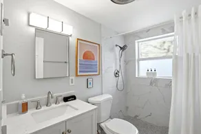 Bring your boat • 3 min walk to beach (wagon, towels, & umbrella provided) • Sunset/waterfront views from your backyard- Sleeps 6, Dog Friendly.  Watch dolphins and marine wildlife as you sip your coffee or cook up BBQ at night. Newly renovated! - Image 2