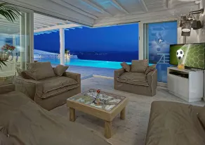 Exquisite Mykonos Villa | Villa Golden Sun 8 Bedroom | Panoramic Sea View - Image 5