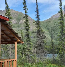 Private lakefront cabin with mountain views - Image 4