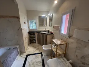 Proche Roussillon, La villa rouge Luberon, piscine chauffée, climatisation et vue Luberon - Image 3