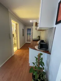 Self contained studio boasts a clean homely feeling, fully self contained. - Image 4