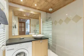 50m from ski slopes, floor -1, view valley, swimming pool, balcony, tv, ski locker, 46m², Les Arcs - Image 2