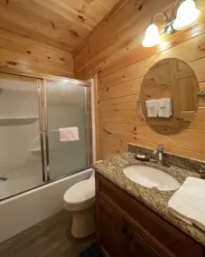 Charming cabin with an Amazing view! - pet and motorcycle friendly! 2 Bedroom Cabin by RedAwning - Image 2