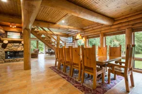Massive Private Family Log Cabin Lodge: Pool, Pickleball-Fun for All! 100+ acres - Image 3