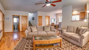 2-story, 3 bedroom modern home with king and queen beds, living room and kitchen. - Image 4