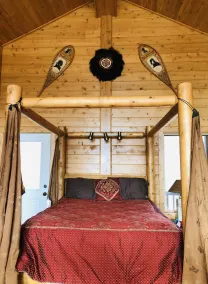 Golden Dunes Luxury Log Home Med utsikt över Lake Michigan - Image 5