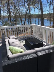 new listing Waterview 3BR / 2BTH maison à East Falmouth avec vue sur le lac et accès - Image 5
