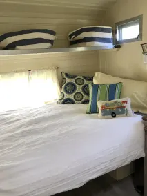 Glamping with sheep in a renovated 1972 Ace camper on 48 acres - Image 3