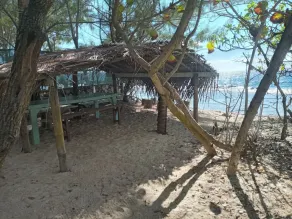 Bungalow in a communal garden with a house, ocean view, and private beach - Image 5