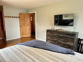 Lakeside Log Cabin - Enjoy a beautiful sugar sand beach, Fireplace - Image 5