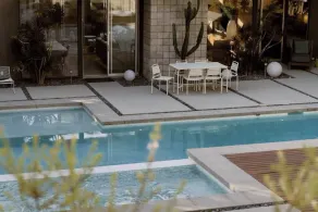Eichler Mid Century Modern Designer Pool/Jacuzzi - Image 5