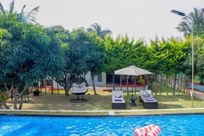 Eco Serenity Pet-friendly Charming 2-BHK Villa With Lush Garden, Gazebo, Private Pool & Open Dining Close to Nandi Hills - Image 1