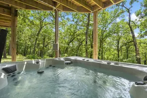 Persimmon Hollow - Custom Post & Beam Beauty på 40 Acres Game Room Hot Tub - Image 3