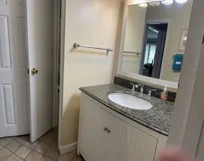 A3 tile floors pet friendly easy access downstairs faces nice grassy area Close to pool - Image 3