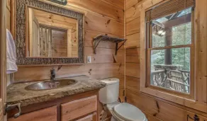 Agréable chalet convivial et familial avec jacuzzi, terrasse et barbecue | Vue rivière | Avec animaux admis - Image 3